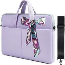 Purple Shoulder Sleeve Bag for 17-17.3 Inch Laptops - Acer, HP, Dell, Lenovo, AS picture