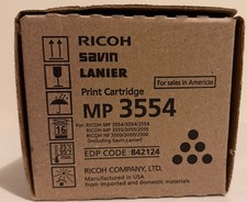 Ricoh MP 3554 Toner Cartridge - Black (842124) New/Sealed picture