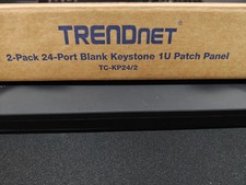TRENDnet 24-Port Blank Keystone Patch Panels TC-KP24/2 19