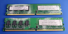 Samsung/Micron 2GB (2x1GB) PC2-6400 DDR2-800 Desktop DIMM RAM Memory picture