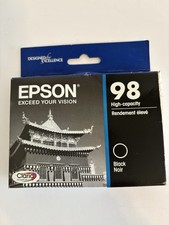 Genuine Epson 98 Black ink T0981 T098120 Artisan 835 837 High Capacity 11/2023 picture