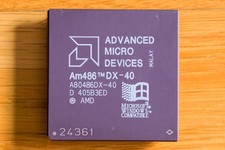 AMD Am486 DX-40MHz CPGA CPU - Working picture