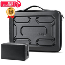 DOMISO Laptop Hard Case 17-17.3 inch Waterproof Shockproof 17.3 inch, Black picture