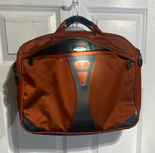 Tumi 6514FLM 15in Laptop Briefcase Nylon Brown/Black Shoulder Strap Pockets picture