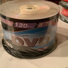 NEW LOT OF 3 Playo DVD-R Spindle Packs of 50- 120 Min 4.7 GB 8X 150 Discs Total picture