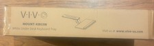 VIVO White Adjustable Computer Keyboard & Mouse Platform Tray Under Desk Mount picture