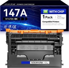 1PK W1470A 147A Toner Cartridge w/ NEW CHIP for HP LaserJet M612dn M611x M610n र picture