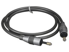 6ft Mini Toslink Optical Cable, Molded Type, Male to Male, Gray picture