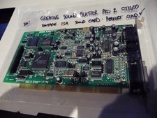 AU SELLER VINTAGE SOUND CARD CREATIVE SOUND BLASTER PRO CT1600 OPL3 ISA -TESTED picture