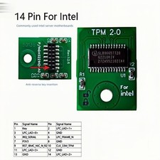 1PCS BRAND NEW 14 Pin For Intel NEWAXXTPME3/5 TPM 1.2 Module Fast Delivery picture