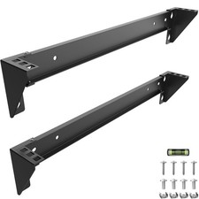 2 PCS 1U Vertical Wall Mount Rack Steel Foldable Patch Panel Bracket Heavy picture