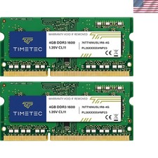 High-Performance 8GB (2x4GB) SODIMM RAM - 1600MHz Dual Voltage for Laptops picture