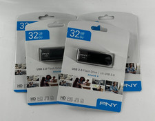 (4) PNY 32GB Attache 4 USB 2.0 Flash Drive Lot picture