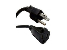 25FT Power Extension Cord Indoor & Outdoor Rated AC Power NEMA IEC picture