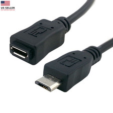 CY Micro USB 2.0 Type B 5Pin Male to Micro USB Female Extension Cable picture