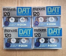 (4) Maxell 120 R-120DM Metal Particle Audio Tapes picture