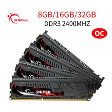 G.Skill 32GB 16GB 8GB DDR3 OC 2400MHz PC3-19200U Desktop PC Gaming Memory LOT AB picture