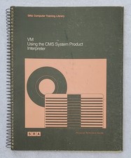 VTG 1986 IBM/SRA Using CMS System Product Interpreter Personal Reference Guide picture