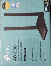 TP-Link Archer T4U Plus AC1300 Dual Band USB WiFi Adapter 5dBi Sealed Box New picture