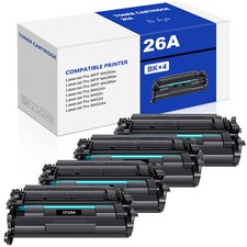4PK CF226A Toner Cartridge for HP 26A LaserJet Pro M402n M402dn M426dn M426fdw picture