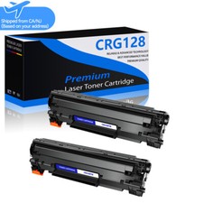 2 Pack Black CRG128 Toner Cartridge for Canon C128 Faxphone L100 L190 Printer picture