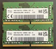 32GB SK Hynix (2 x 16GB) PC4- 3200AA 1Rx8 SODIMM Laptop HMAA2GS6CJR8N-XN RAM picture