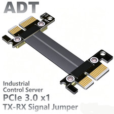 ADT PCI-E 3.0 Signal Extension Cable X1 Male to Male Female to Female PCIe Gen3 picture