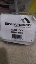 Brand NEW Brenthaven Notebook Cable Lock Two Keys & Instructions + Freebies  picture