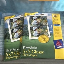 Avery Photo Series Glossy Photo Paper 5x7 in 30 Sheets Inkjet White picture