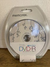 Memorex Tranquility 10 Pack DVD-R 16X 4.7 Gb 120 Minute - NEW Factory Sealed picture