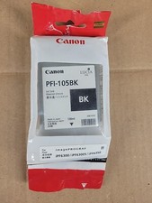 New OEM GENUINE CANON PFI-105BK IMAGEPROGRAF IPF6300 INK BLACK  picture