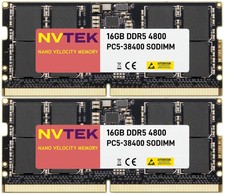 32GB 2X16GB DDR5 4800MHZ SODIMM KIT ONLY Intel CPU with W680 Chipset - NOT AMD picture