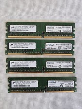 4x 1GB DDR2 800 PC2-6400 Micron Crucial Desktop RAM Memory Kit 4GB Total picture