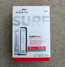 ARRIS SURFboard SB8200 DOCSIS 3.1 Cable Modem, White, 2x Gigabit Ports picture