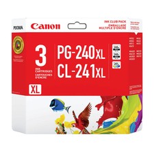 Canon PG-240XL CL-241XL Ink Cartridges Value Pack of 3 Black Tri-Color picture