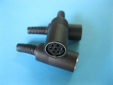 24 pcs Standard DIN Jack 6 Pin Female Connector with Plastic Handle New picture