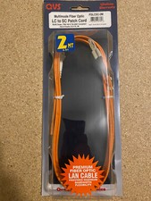 QVS LC-SC 2 Meter Multimode Fiber Optic Patch Cable Duplex 62.5/125 (FDLCSC-2M) picture