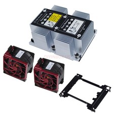 New HP DL380 DL380p G10 CPU Kit, Heatsink 875070-001 & 2 Fans 867118-001, 875075 picture