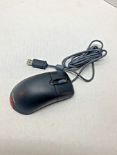 Vintage Microsoft Wheel Mouse Optical Scroll Wired USB Black X802382 picture