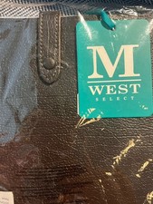 Montana West Tablet Slim Sleeve Brown Genuine Leather NEW picture