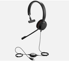 EUC Jabra Evolve 20 Stereo Dual Ear USB Headset HSC016 - Black 4999-829-209 picture