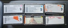 6pk LEXMARK C540 C540H1YG, C540H1CG, C540H1MG NEW Sealed Genuine Toner Cartridge picture