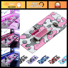 Large Pink XXL Gaming Mouse Pad - Thick Artisan Desk Mat for Keyboard & Mouse picture