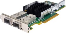 Silicom PE210G2SPI9A-XR-CX1 V:1.8 Dual Port 10GE PCIe x8 Network Adapter LP picture
