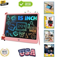 Teen Girl Gifts Ideas, 15inch LCD Writing Tablet for Kids Age 8-10 and Up, Do... picture