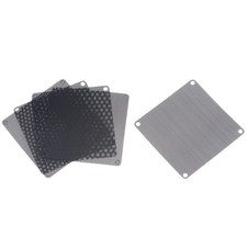 PC Dust Fan Screen with Screws for Cooling Dustproof Case Cover PVC 90mm 5pcs picture
