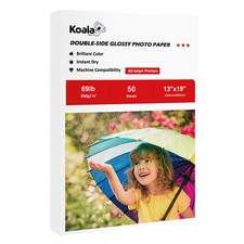 Koala Double Sided Glossy Photo Paper for Inkjet Printer 13x19 Heavyweight 50 Pk picture