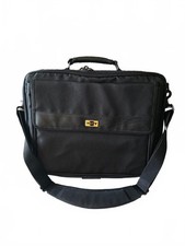 Port Noteworthy Black Executive Laptop Bag Messenger Travel College Study picture