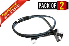Lot of 2 Dell MINI SAS SFF-8643 Cable For Dell Poweredge R715 R810 897DK FN39J picture