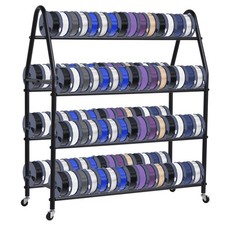 4-Tier 3D Printer Filament Storage Rack with Wheels for Filaments picture